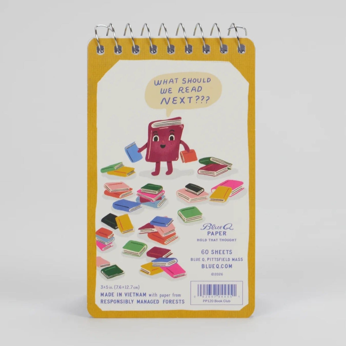 Book Club 3x5 Spiral Notebook BookGeek