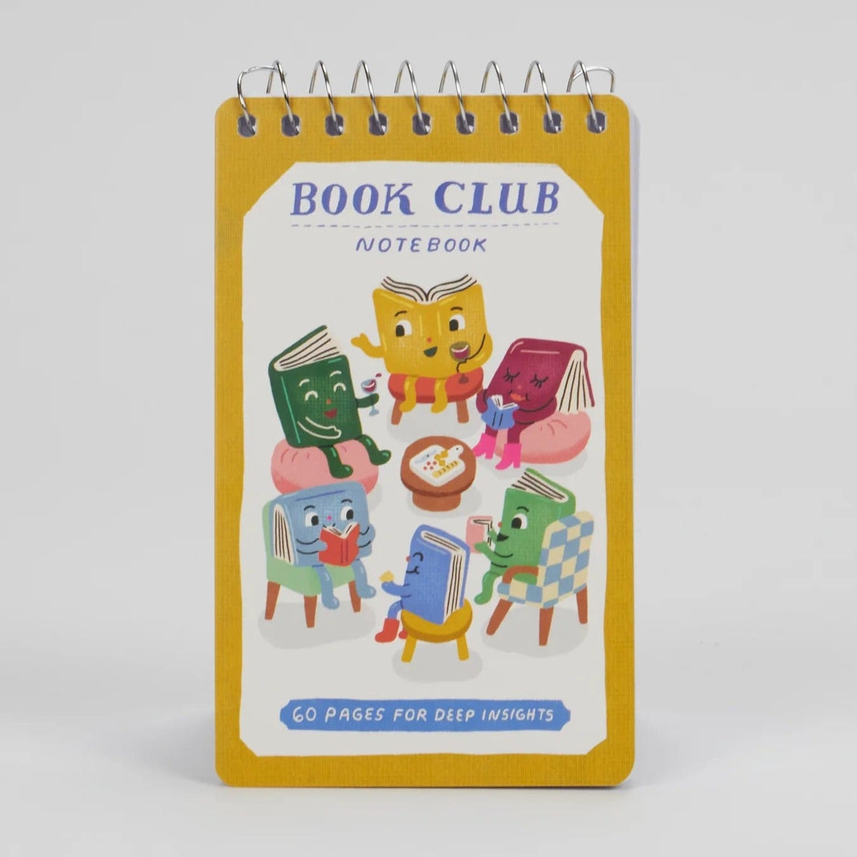 Book Club 3x5 Spiral Notebook BookGeek