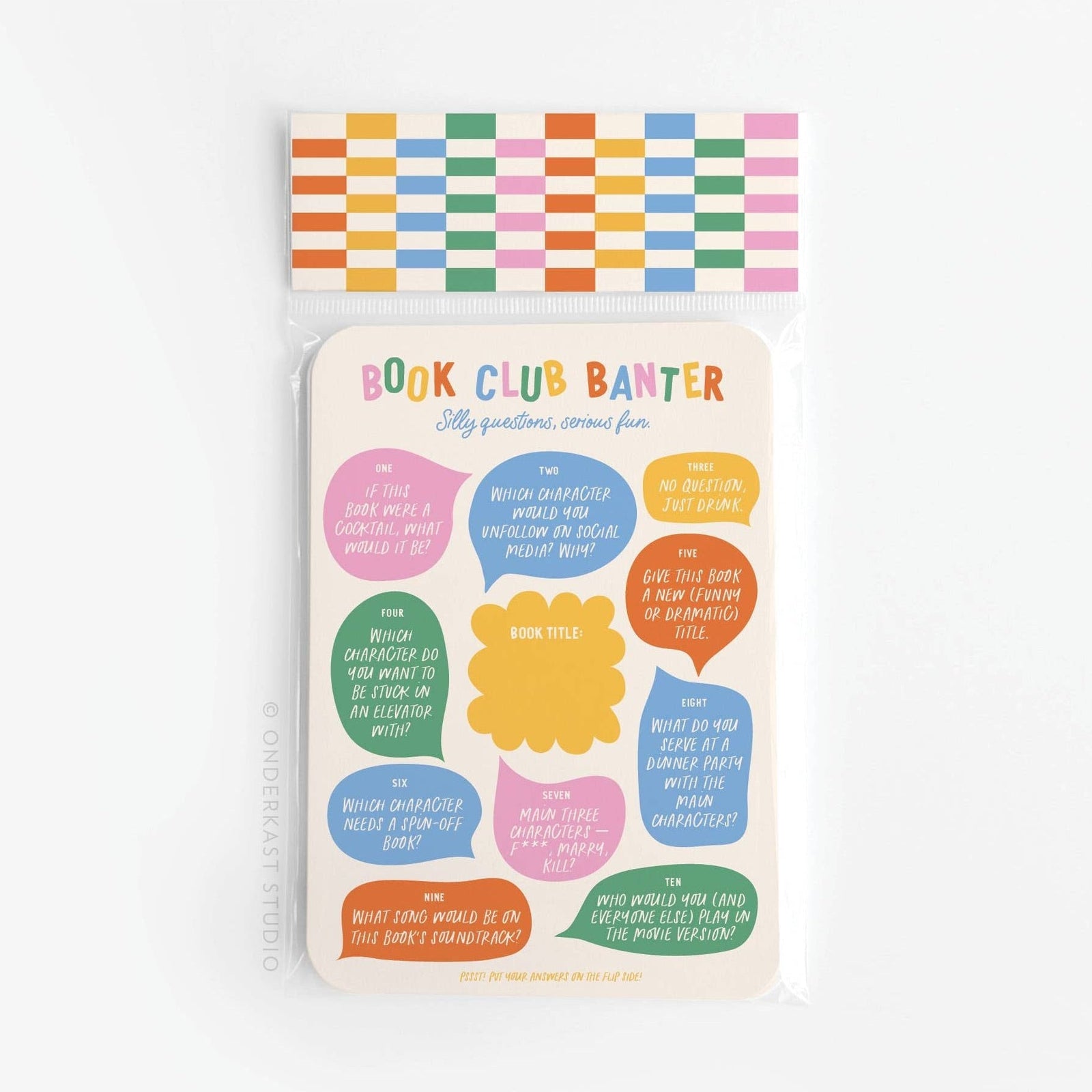 Book Club Banter Book Review Cards BookGeek