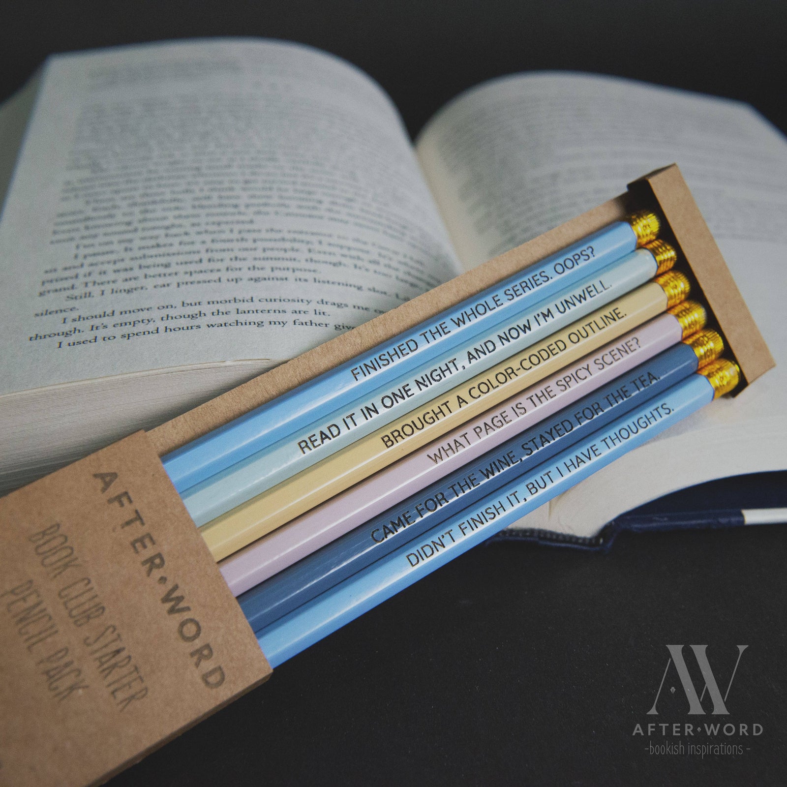 Book Club Starter Pencil Set BookGeek