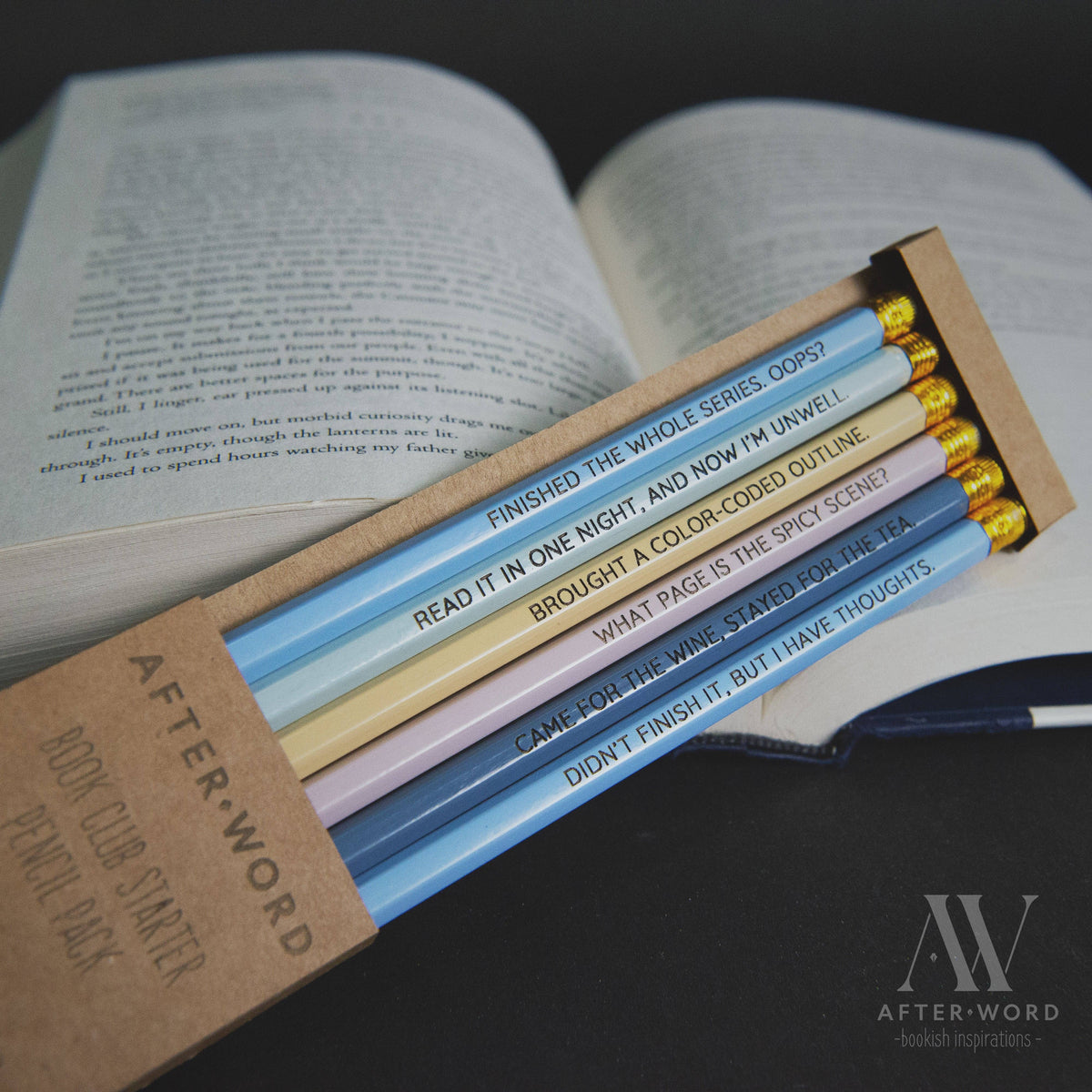 Book Club Starter Pencil Set BookGeek