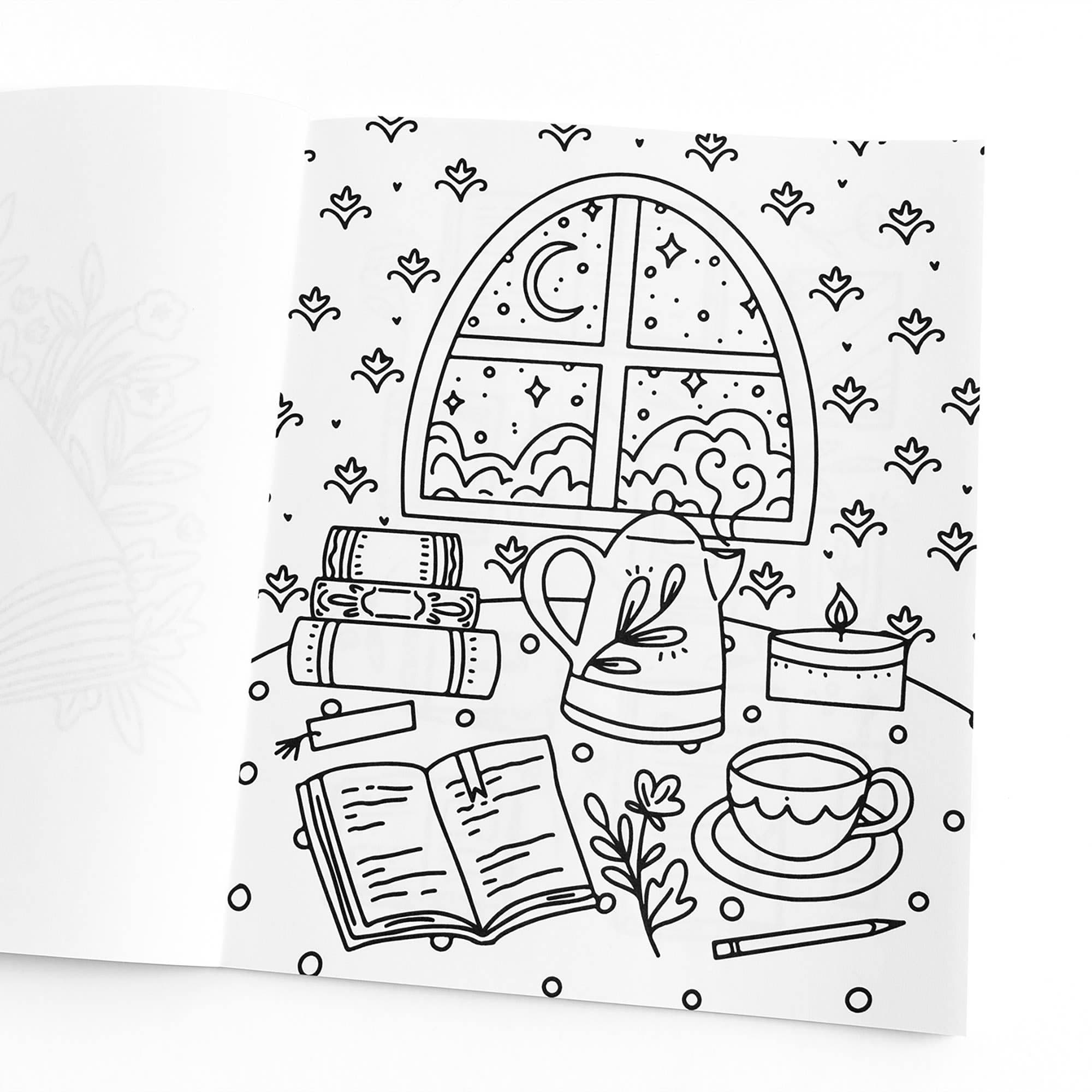 Book Lover Coloring Book BookGeek