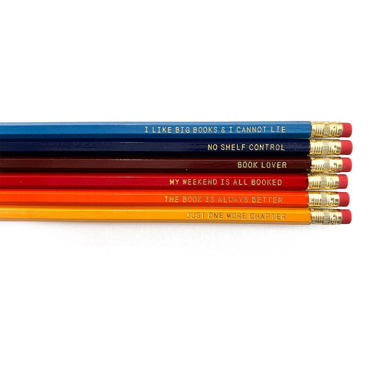 Book Lover Pencil Pack | Pencils For Book Lovers BookGeek