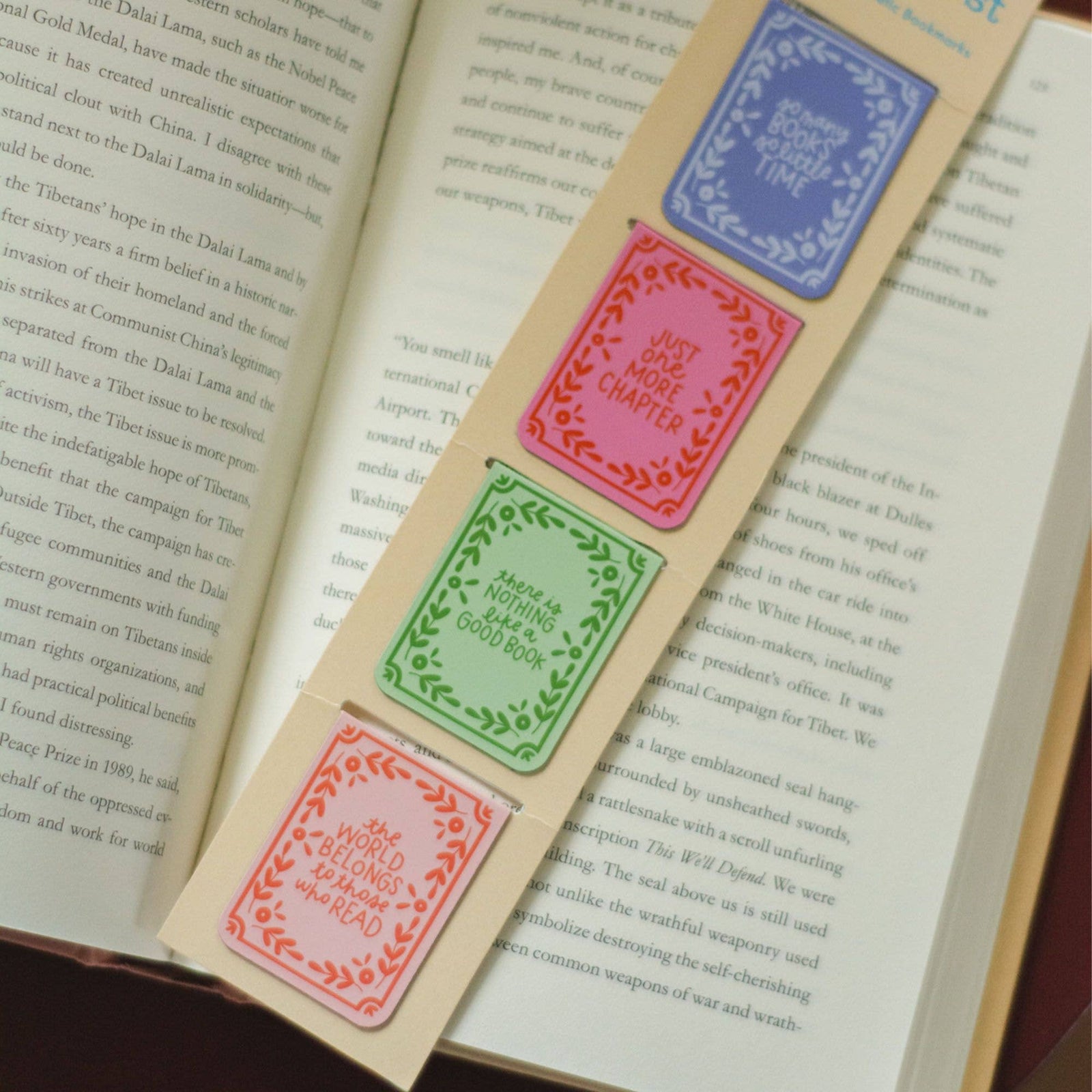 Book Lover Reading Quotes Magnetic Bookmarks BookGeek