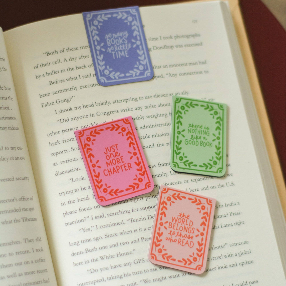 Book Lover Reading Quotes Magnetic Bookmarks BookGeek