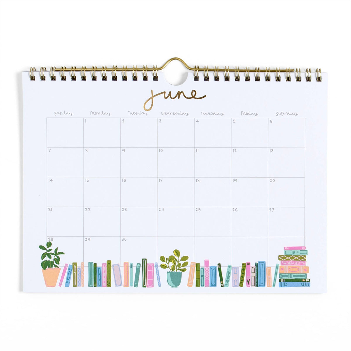 Book Lover&#39;s 2026 Spiral Hanging Wall Calendar BookGeek
