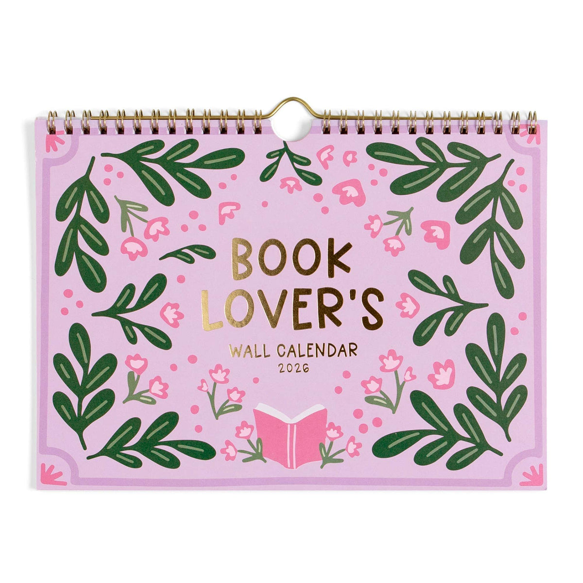 Book Lover&#39;s 2026 Spiral Hanging Wall Calendar BookGeek
