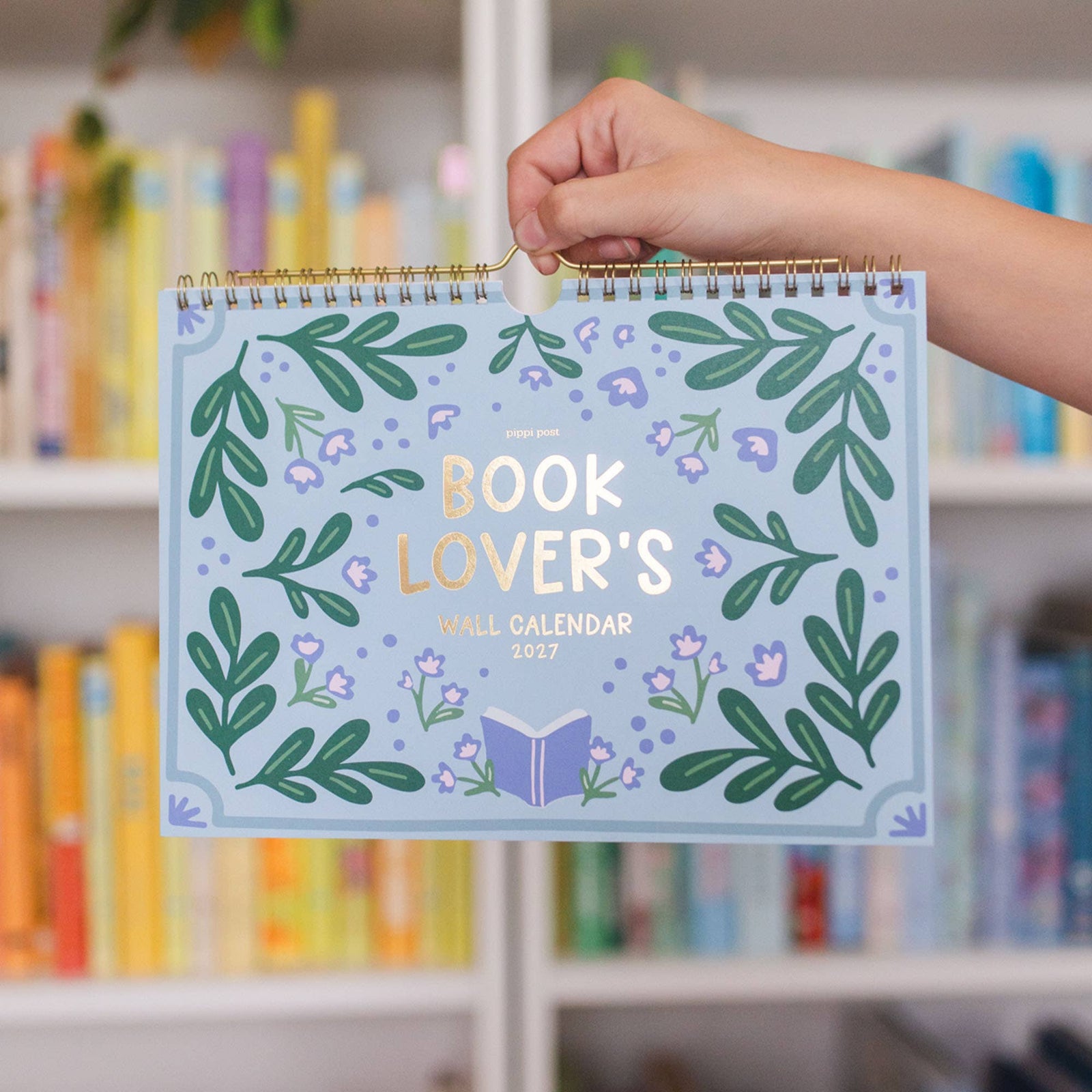 Book Lover's 2027 Spiral Hanging Wall Calendar BookGeek