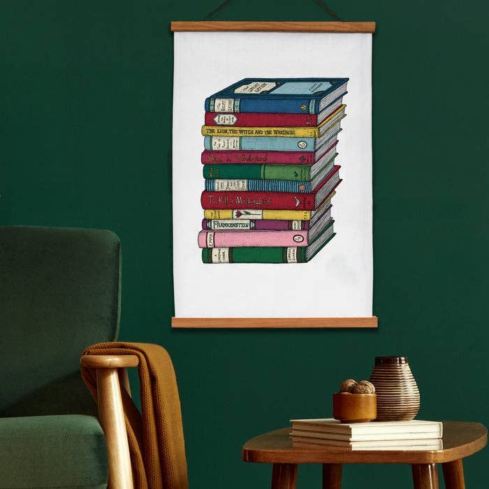 Book Lovers Art Tea Towel BookGeek