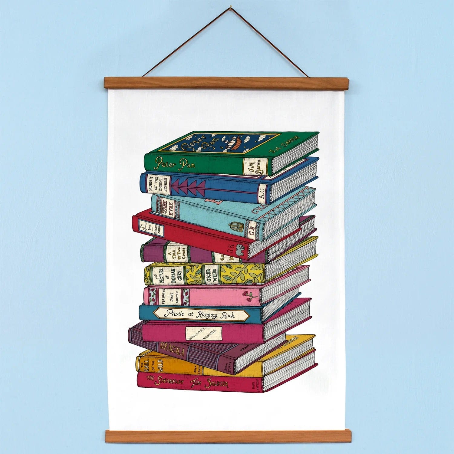 Book Lovers Art Tea Towel Second Edition BookGeek