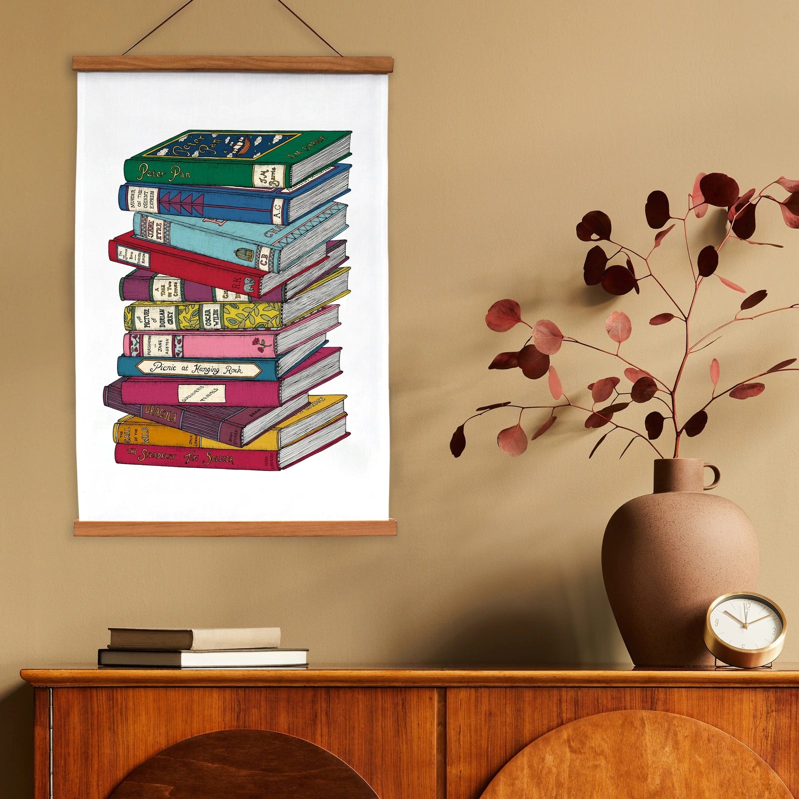 Book Lovers Art Tea Towel Second Edition BookGeek