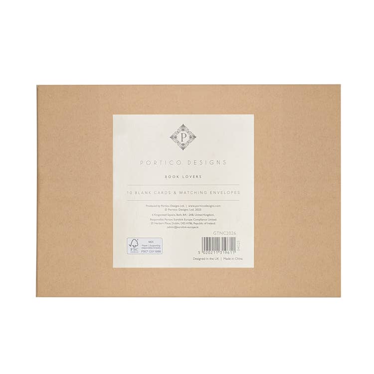 Book Lovers Boxed Notecards BookGeek