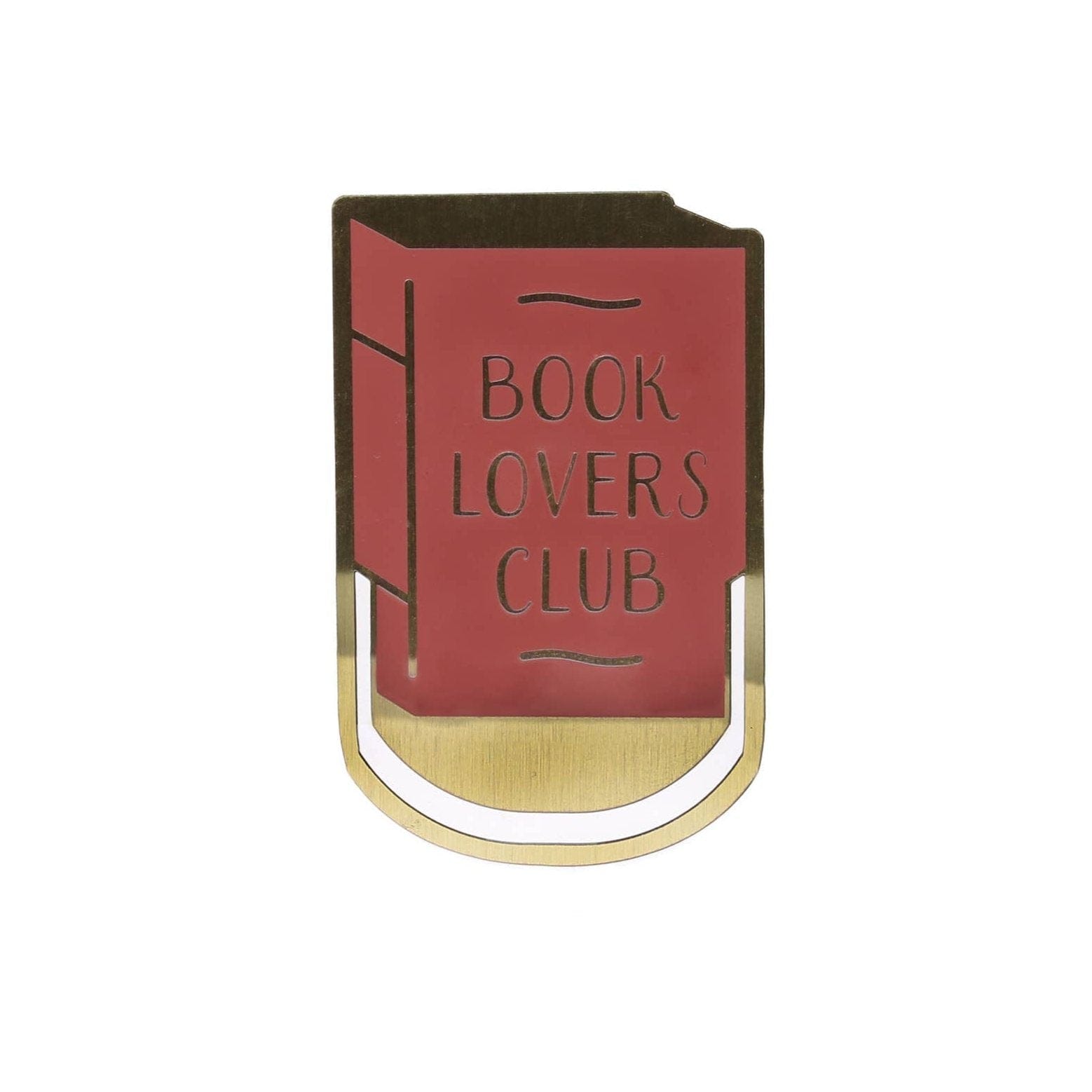 Book Lovers Club Metal Bookmark BookGeek