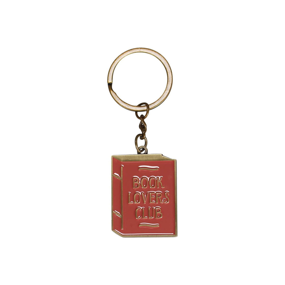 Book Lovers Club Metal Keyring BookGeek