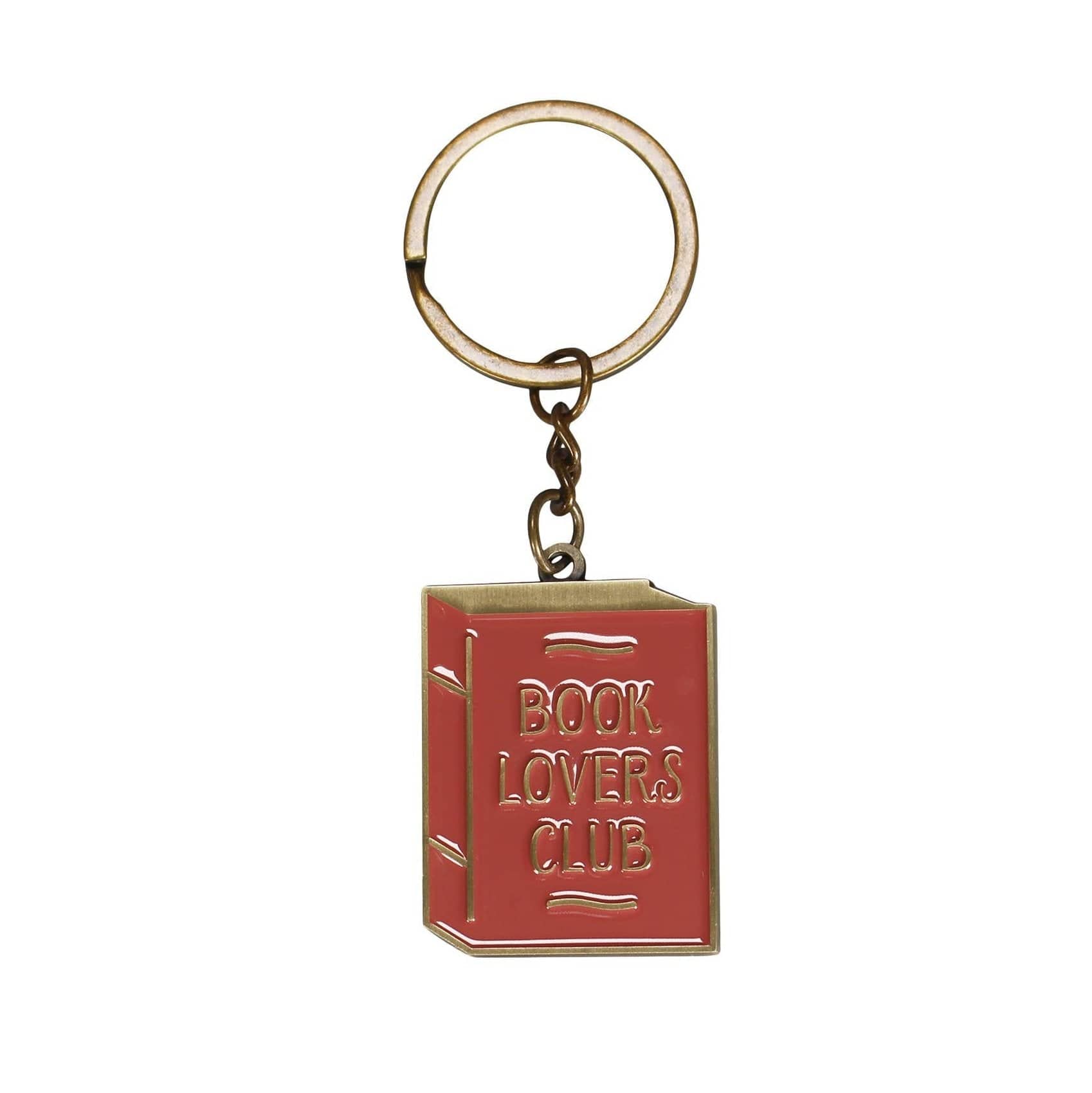 Book Lovers Club Metal Keyring BookGeek