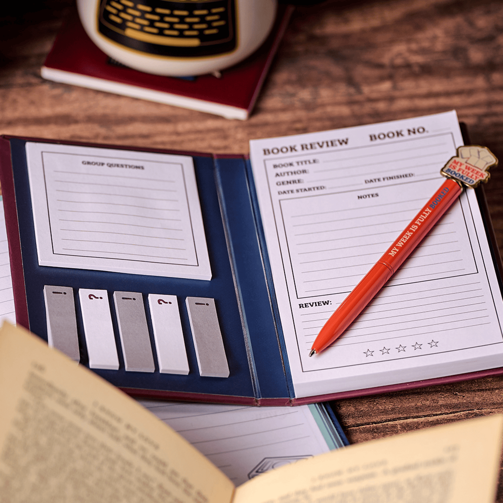 Book Review Sticky Notes – Book Club BookGeek