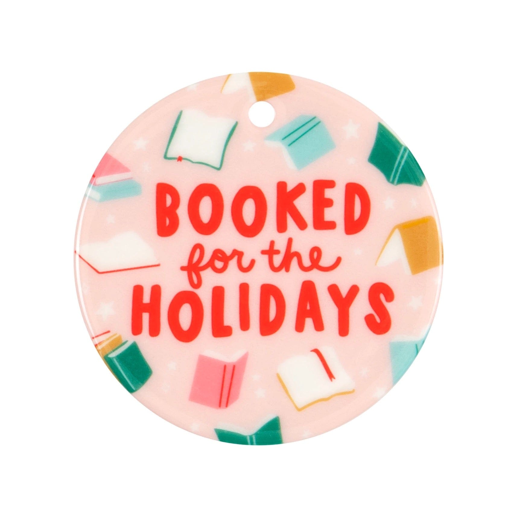 Booked for the Holidays Ornament BookGeek