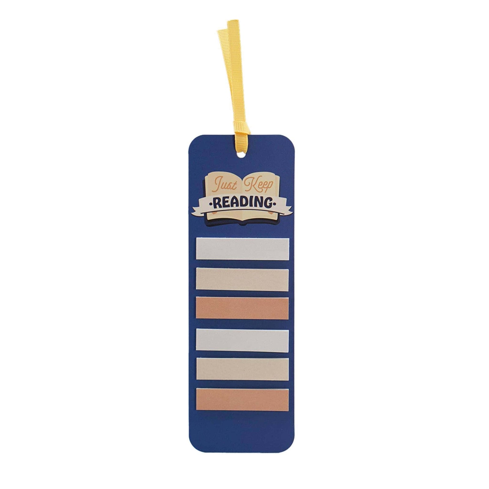 Bookmark with sticky tabs– Just Keep Reading BookGeek