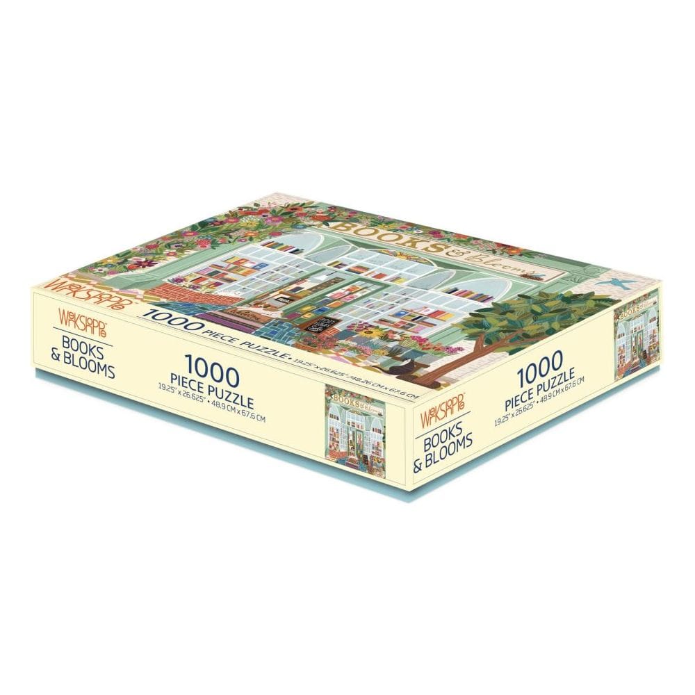 Books and Blooms Jigsaw Puzzle BookGeek