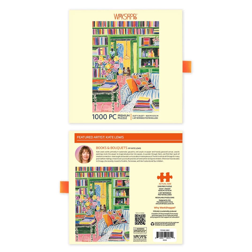 Books and Bouquets Puzzle BookGeek