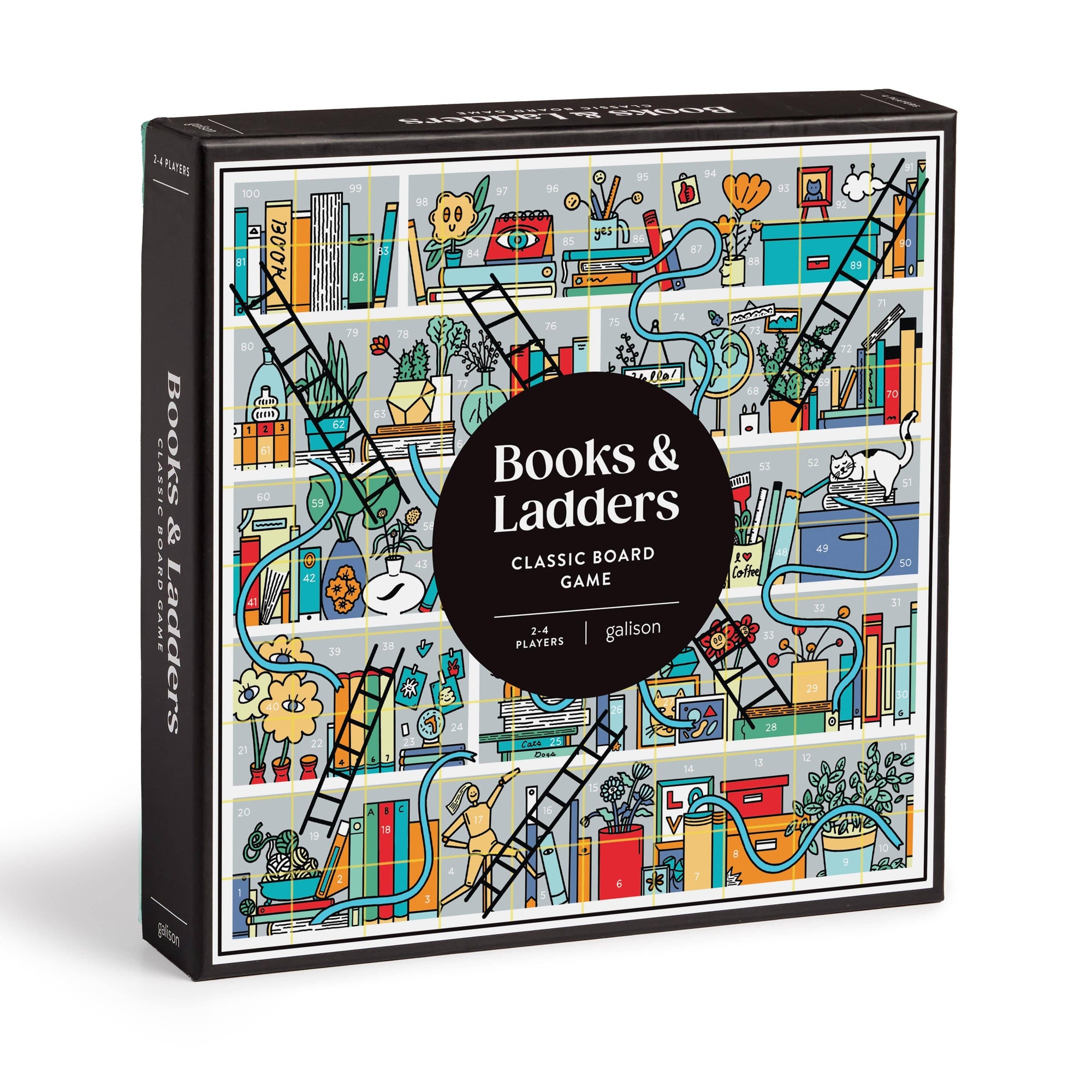 Books and Ladders Classic Board Game BookGeek