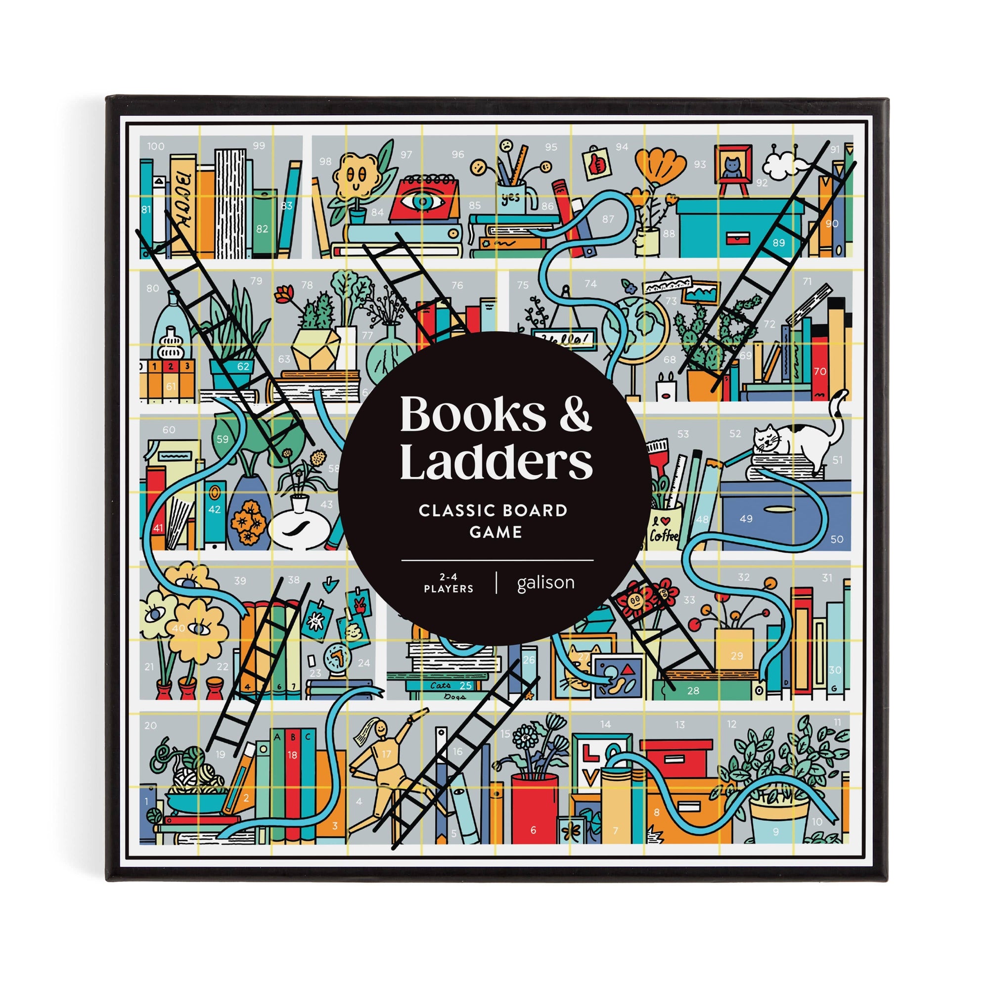 Books and Ladders Classic Board Game BookGeek