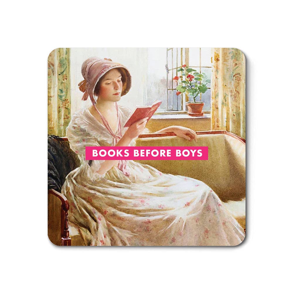 Books Before Boys - Magnet BookGeek