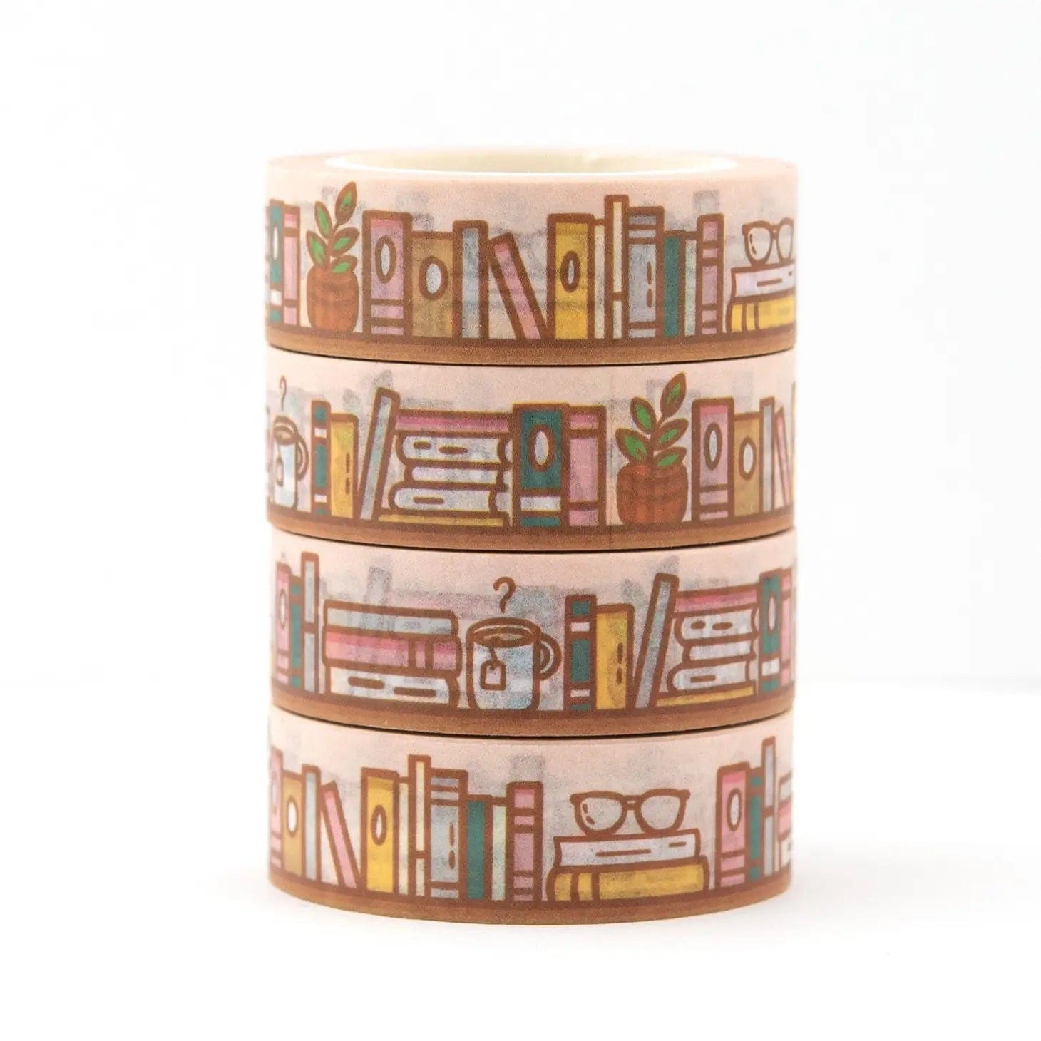 Bookshelf Washi Tape BookGeek