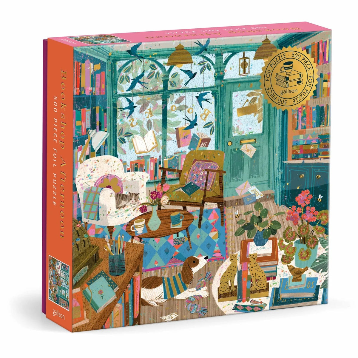 Bookshop Afternoon Foil Puzzle BookGeek