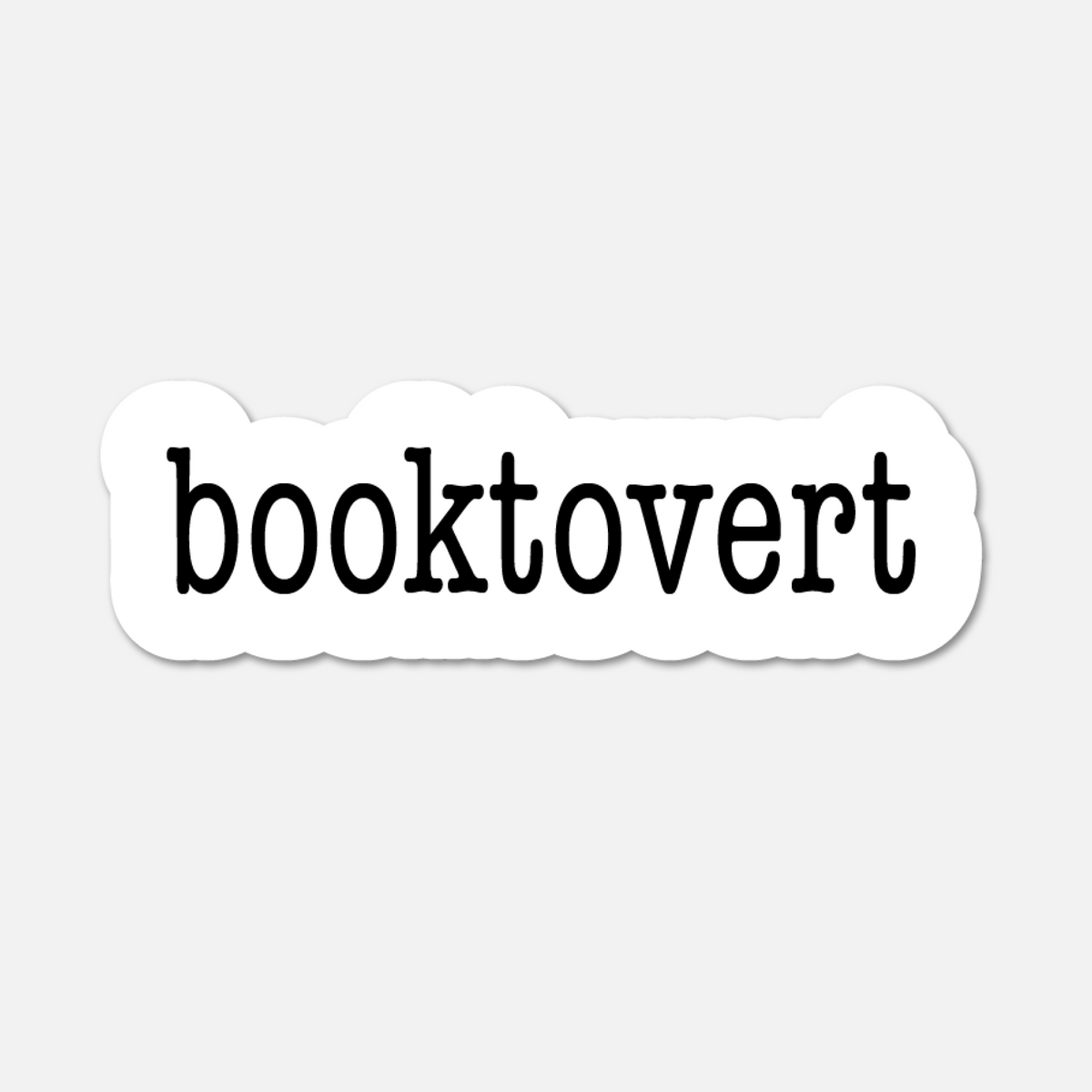 Booktovert- Bookish Sticker BookGeek