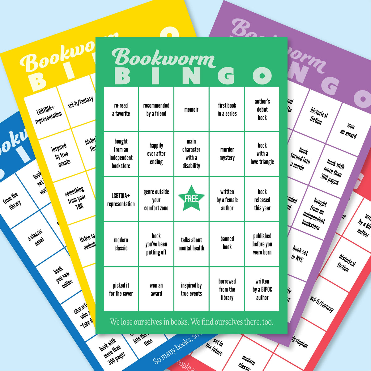 Bookworm Bingo BookGeek