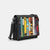 Bookworm Black Leather Flap Over Cross Body Bag BookGeek