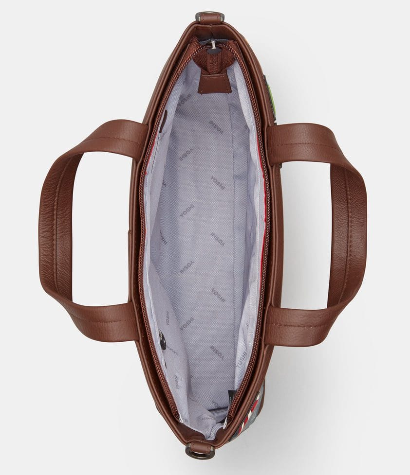 Bookworm Brown Leather Multiway Grab Bag BookGeek