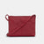 Bookworm Cherry Red Leather Cross Body Bag BookGeek