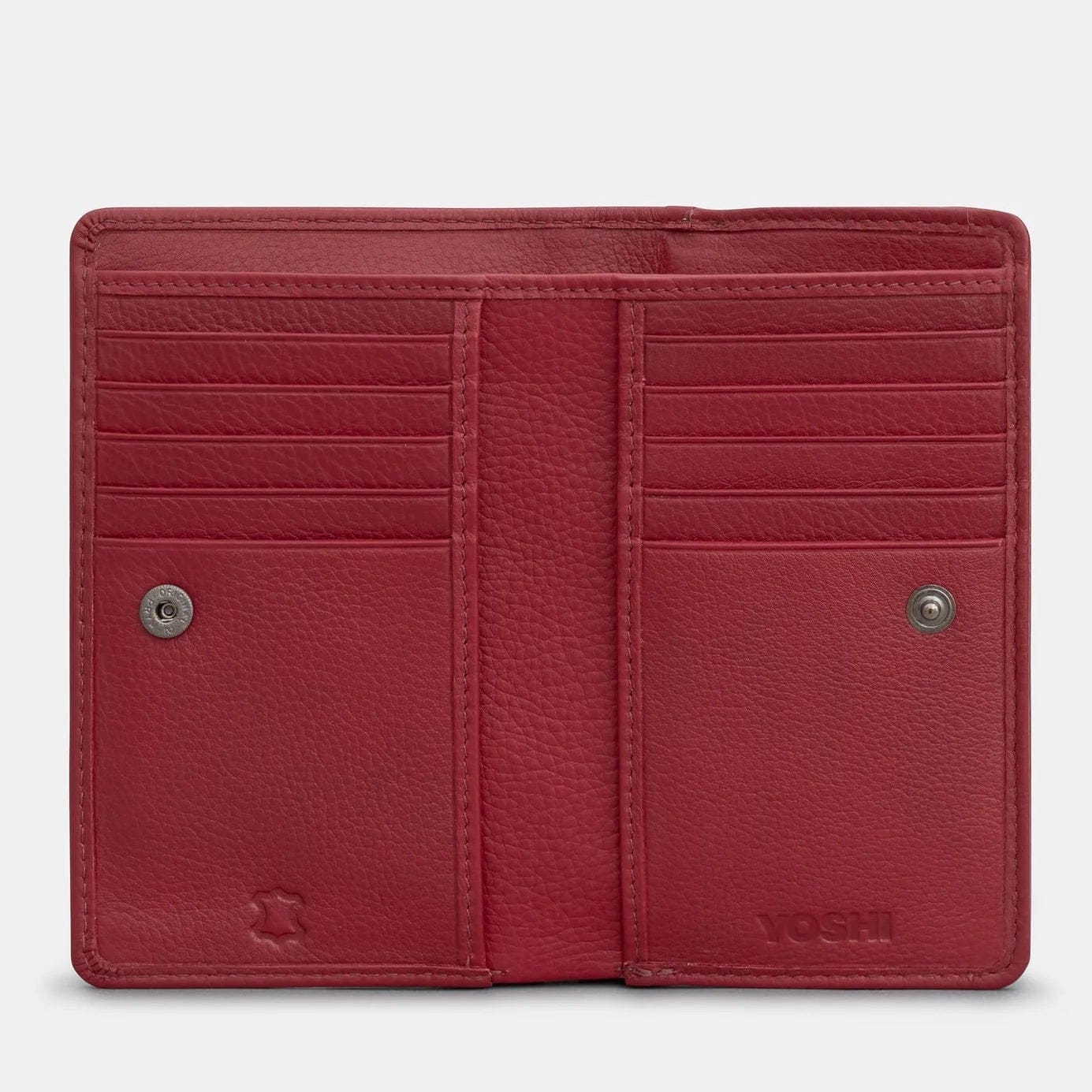 Bookworm Cherry Red Leather Purse BookGeek