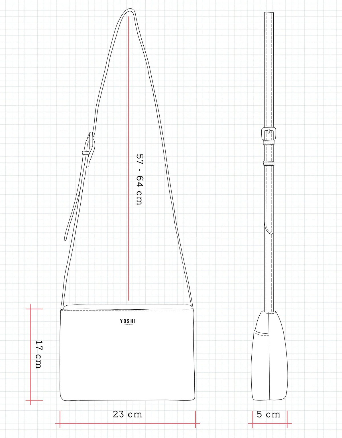 Bookworm Cobalt Blue Leather Cross Body Bag BookGeek