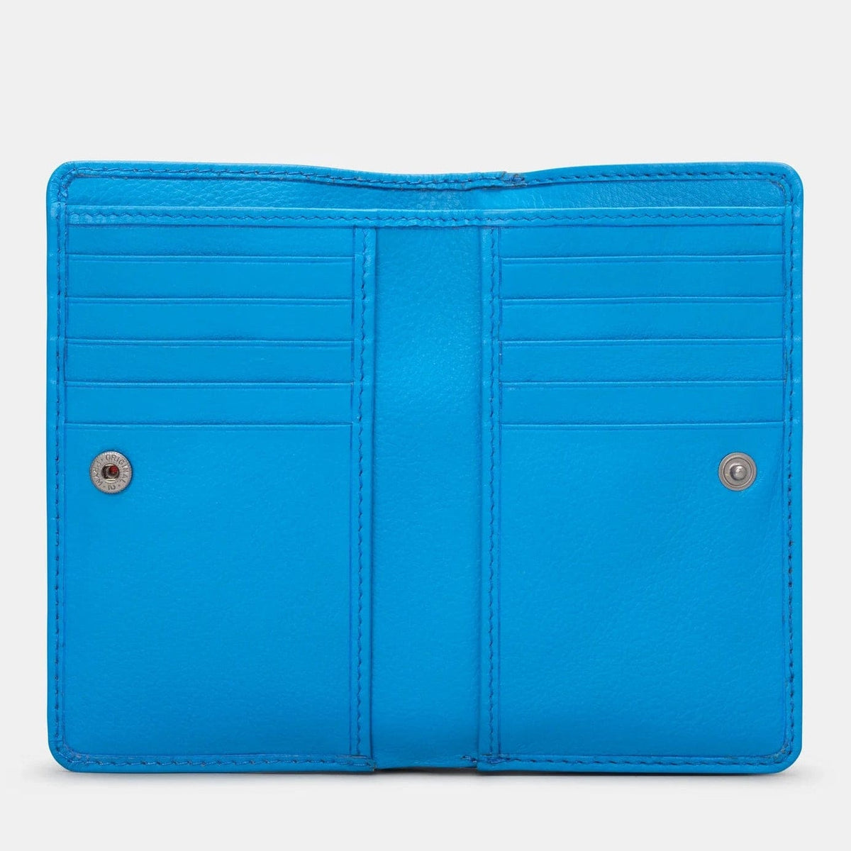 Bookworm Cobalt Blue Leather Purse BookGeek