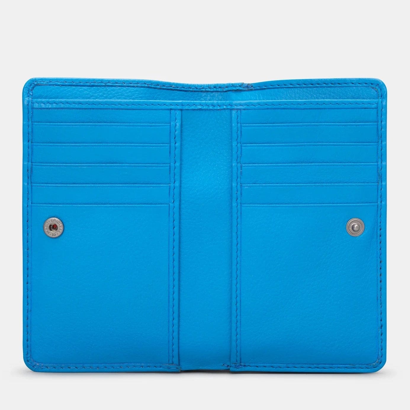 Bookworm Cobalt Blue Leather Purse BookGeek