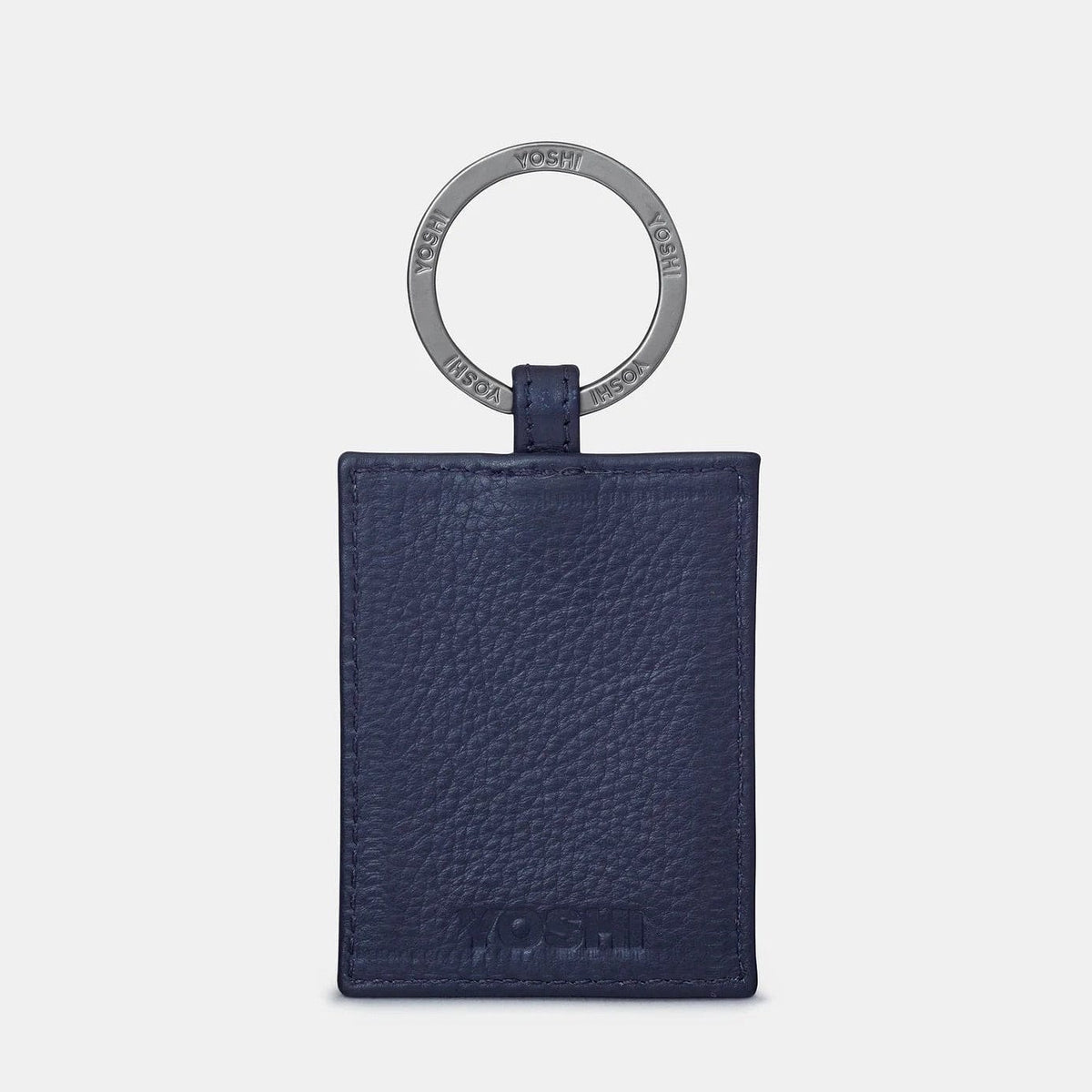 Bookworm Cookbook Navy Leather Keyring BookGeek