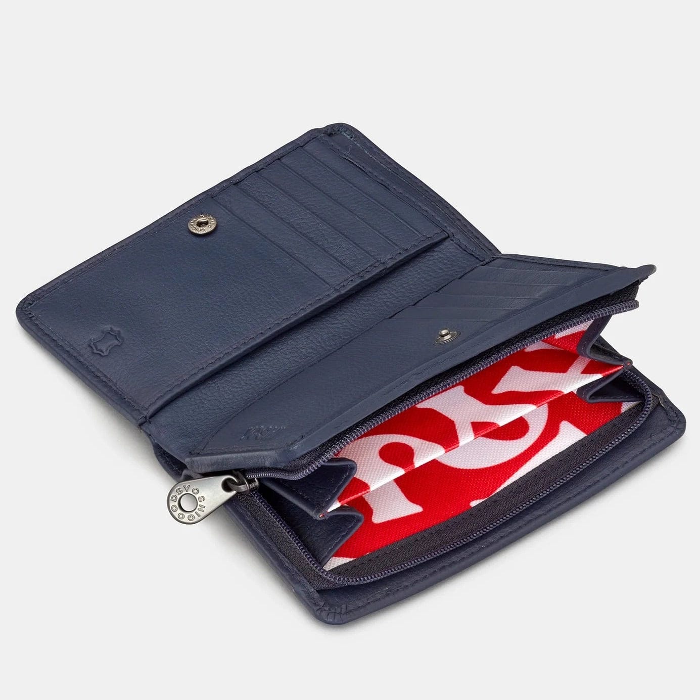 Bookworm Cookbook Navy Leather Purse BookGeek