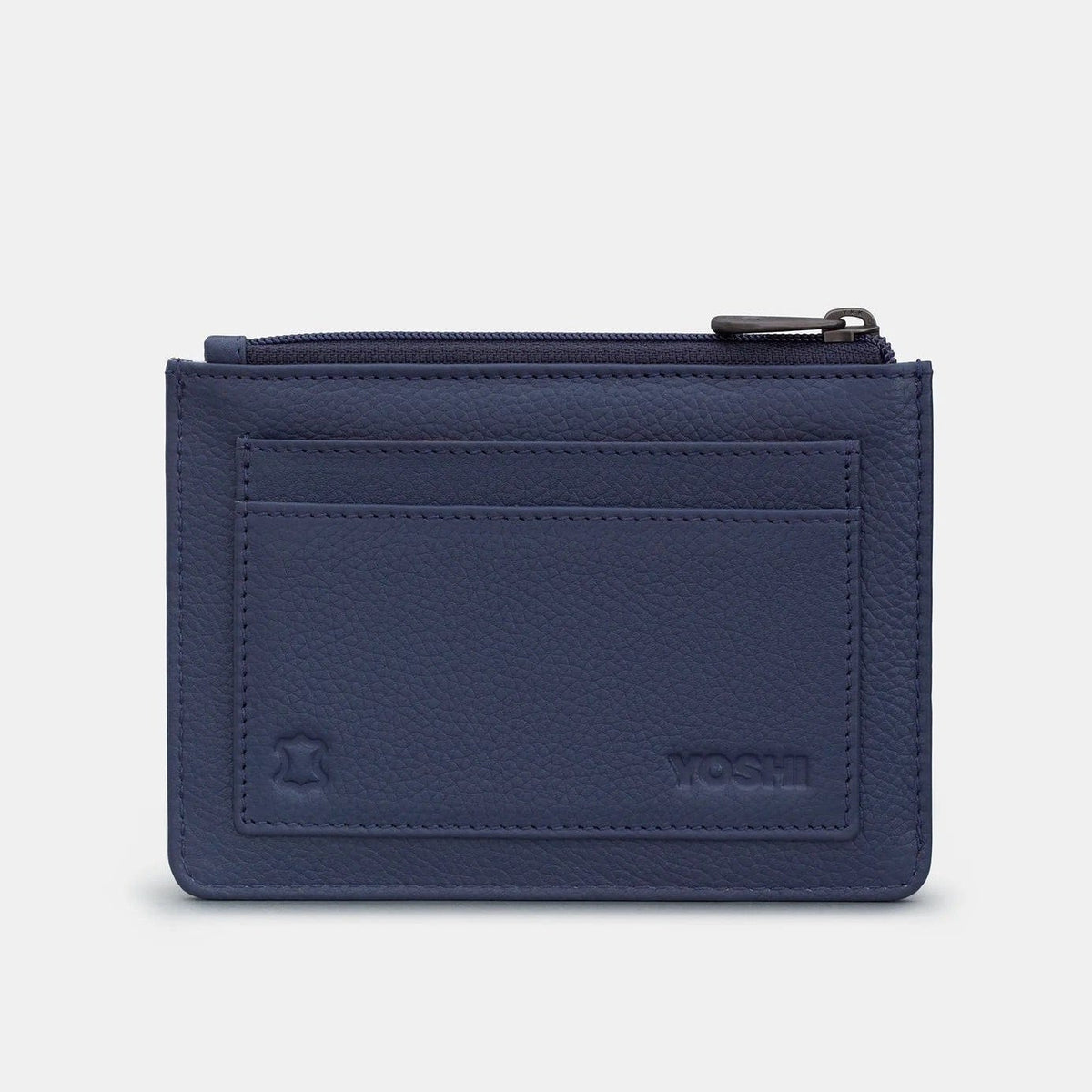 Bookworm Cookbook Navy Leather Zip Top Purse BookGeek