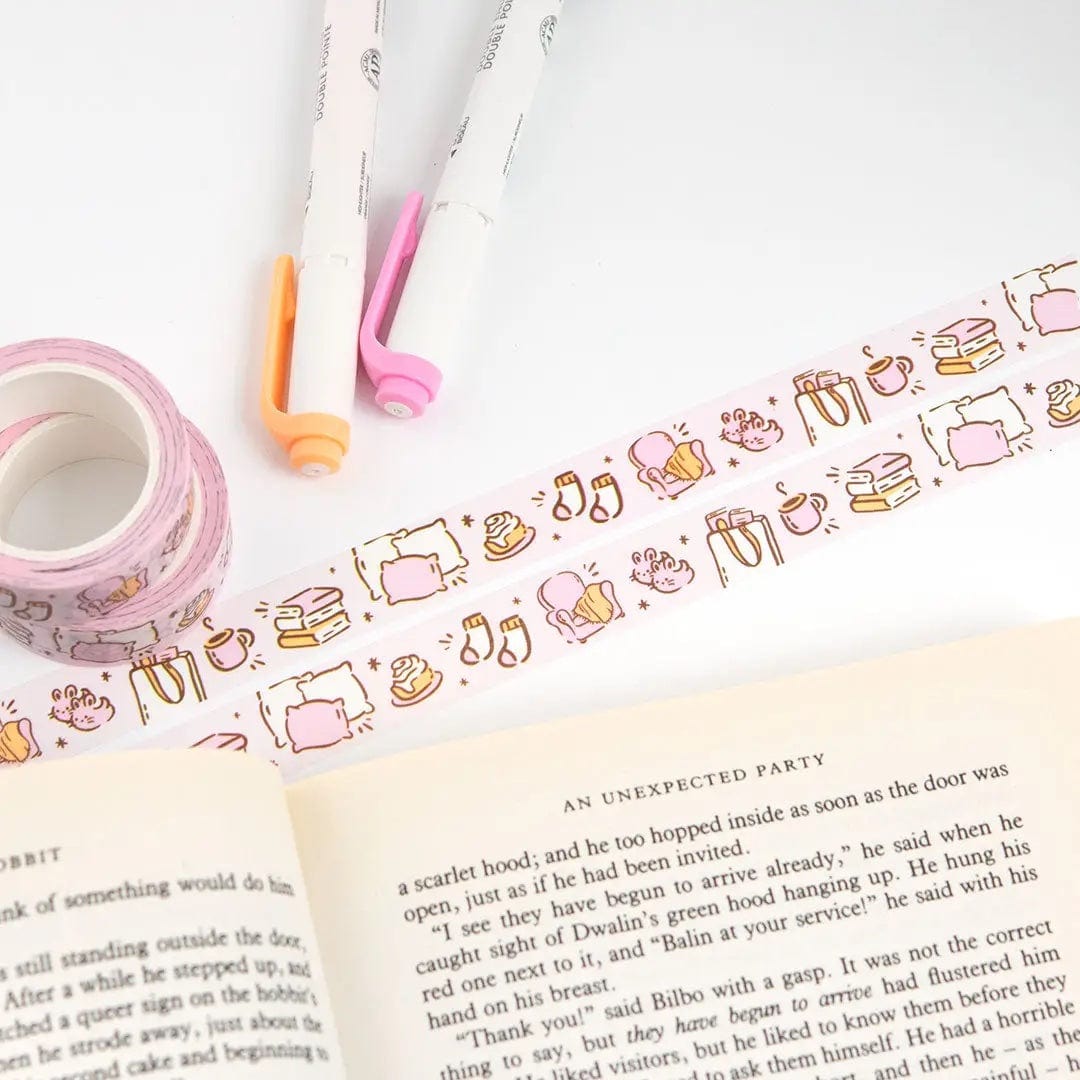 Bookworm Essentials Washi Tape BookGeek