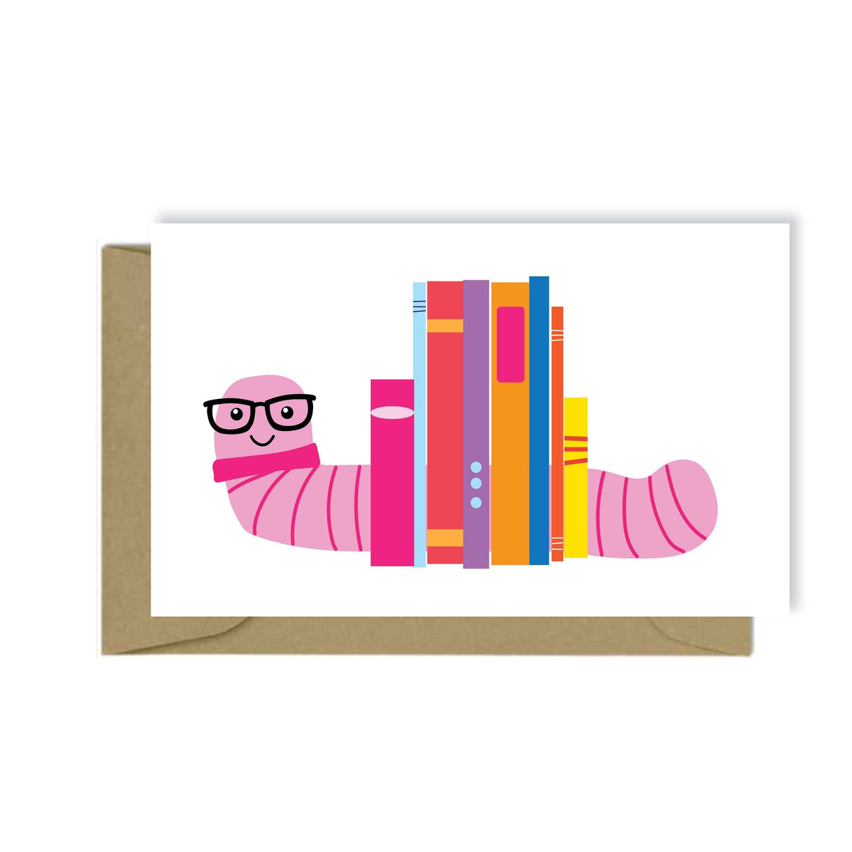 Bookworm Mini Card BookGeek