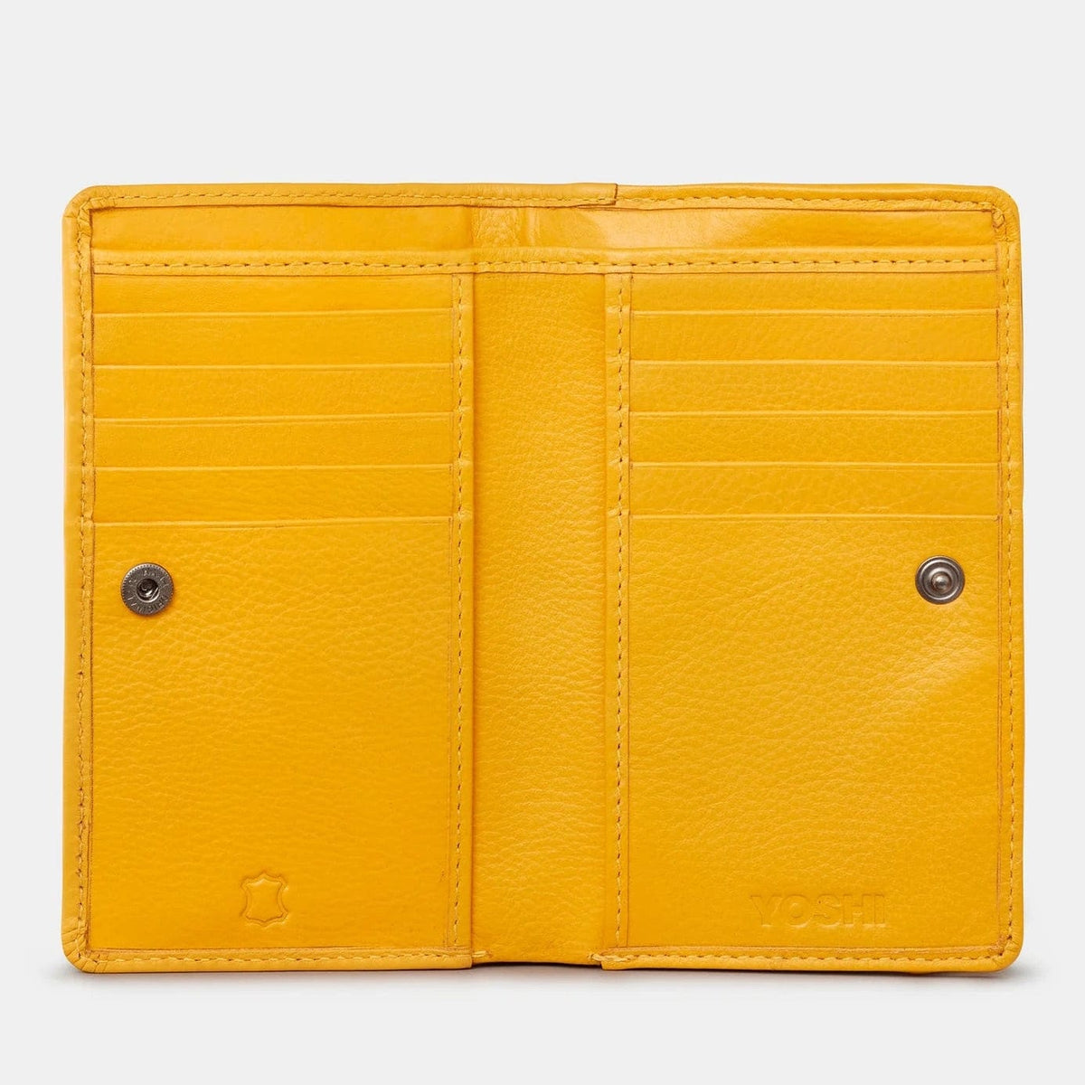 Bookworm Yellow Leather Purse BookGeek