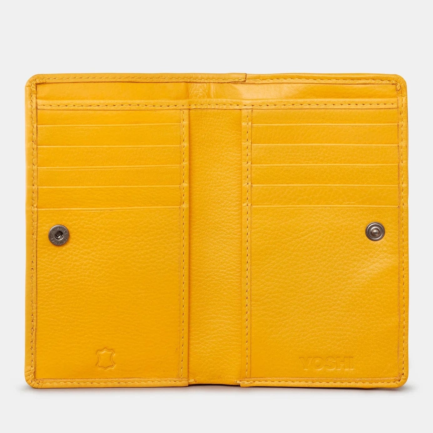 Bookworm Yellow Leather Purse BookGeek
