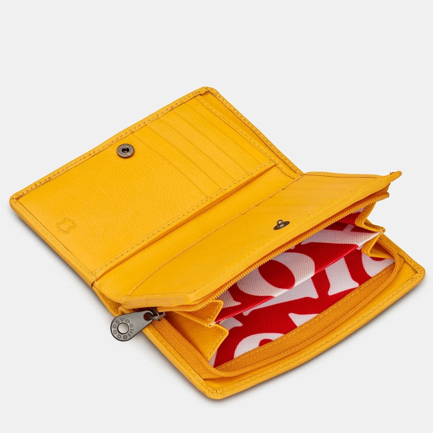 Bookworm Yellow Leather Purse BookGeek