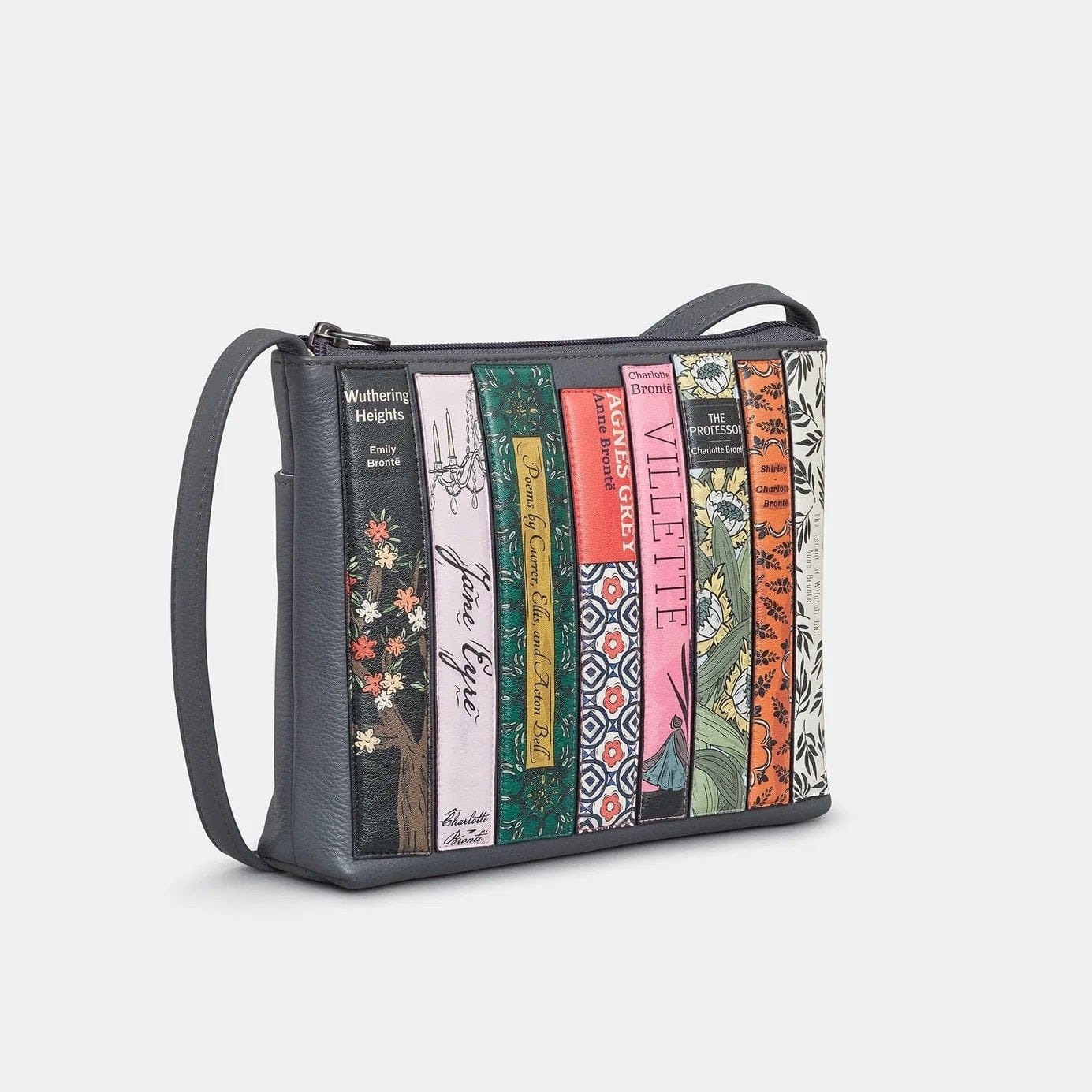 Brontë Bookworm Leather Cross Body Bag BookGeek