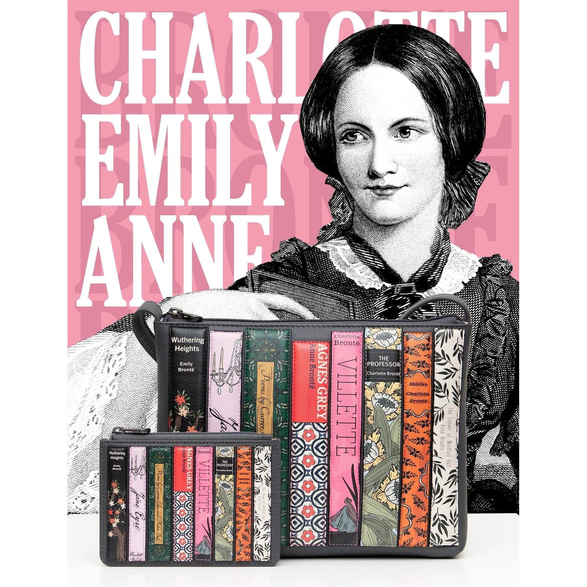 Brontë Bookworm Leather Cross Body Bag BookGeek