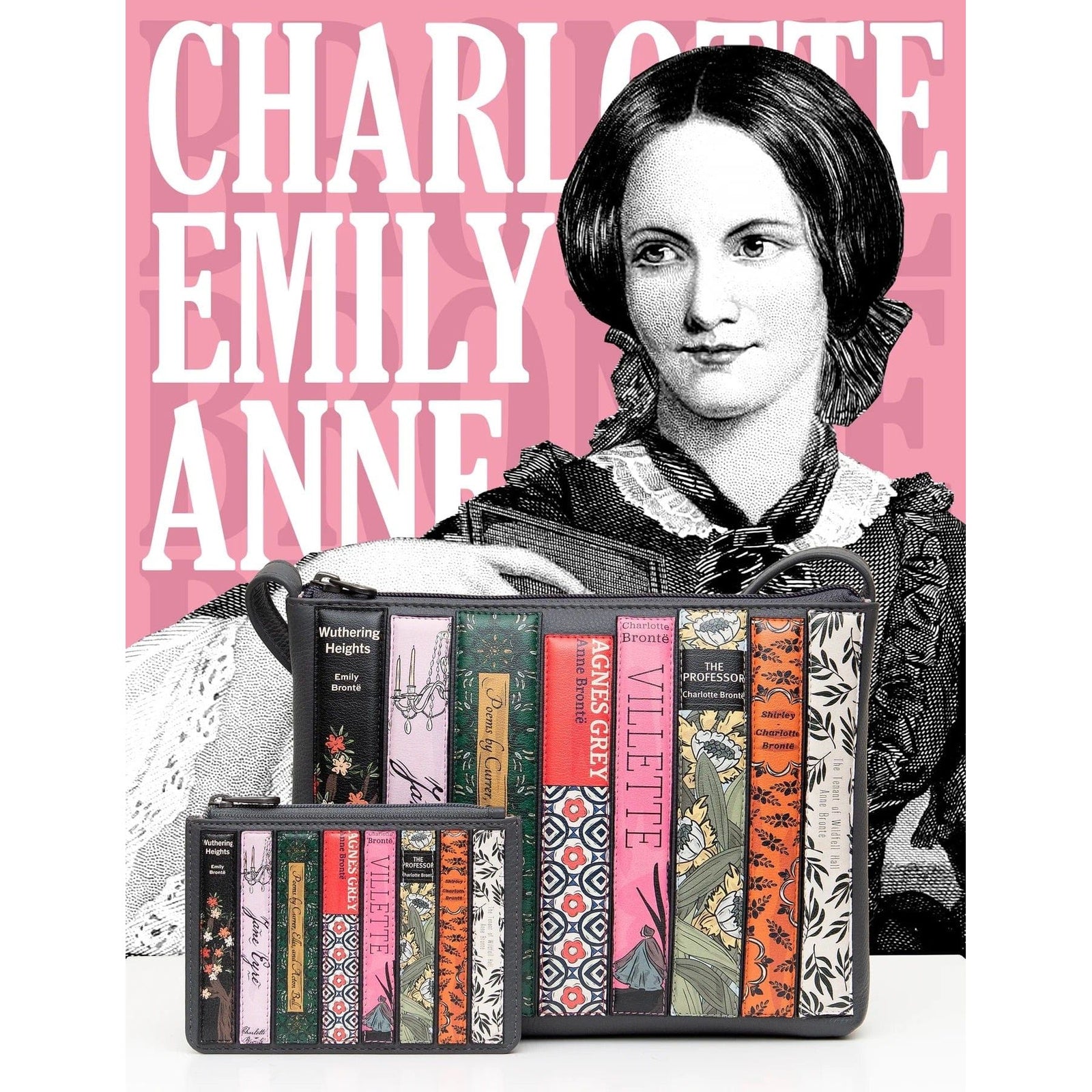 Brontë Bookworm Leather Cross Body Bag BookGeek