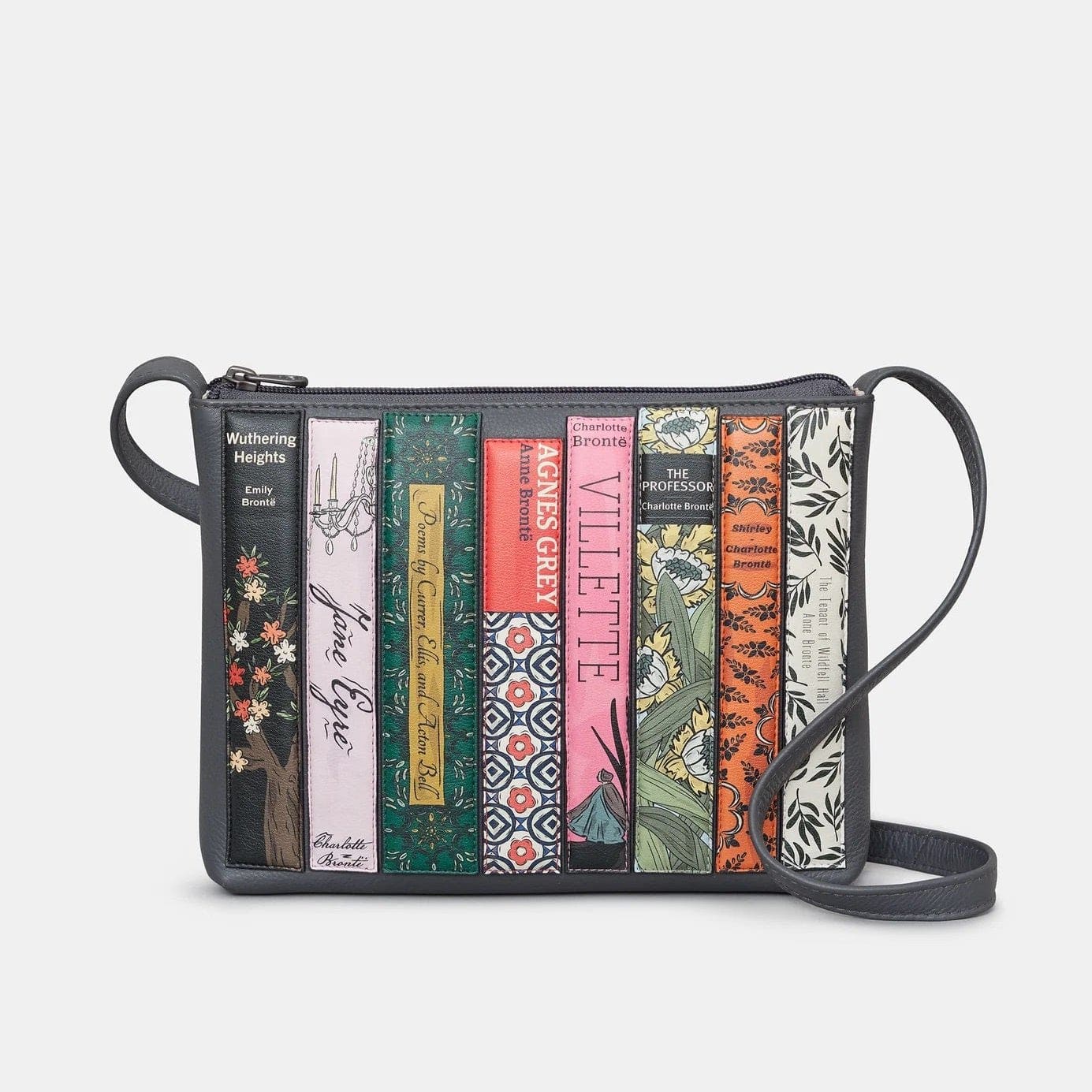 Brontë Bookworm Leather Cross Body Bag BookGeek